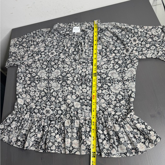 Misa Los Angeles Dominik Peasant Blouse Top - Picture 7 of 7